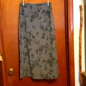 Women's long a-line skirt. Size 14 Kathie Lee